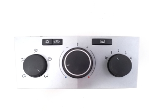Heater control panel