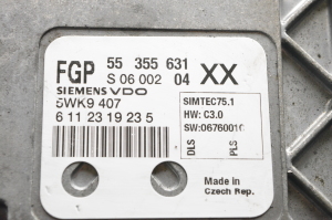 Opel Astra H (2004–2010) Engine control unit 55355631 - 5