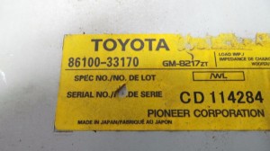 LEXUS ES III (1996–2001) Relee 8610033170 - 3