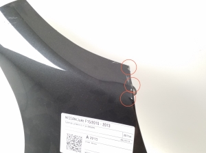 NISSAN Juke F15 (2010–2018) Front fender and its parts - 2