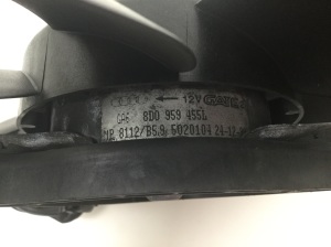Volkswagen Passat B5 (1997–2005) Cooling fan motor 8D0959455L - 4