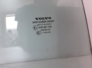 VOLVO S80 II (2006–2016) Aizmugurējo sānu durvju stikls 31217990 - 2