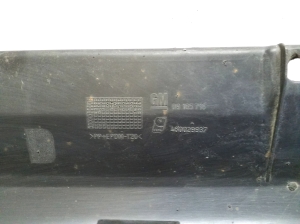 Opel Corsa C (2000–2006) Exterior sill trim 09165718 - 2
