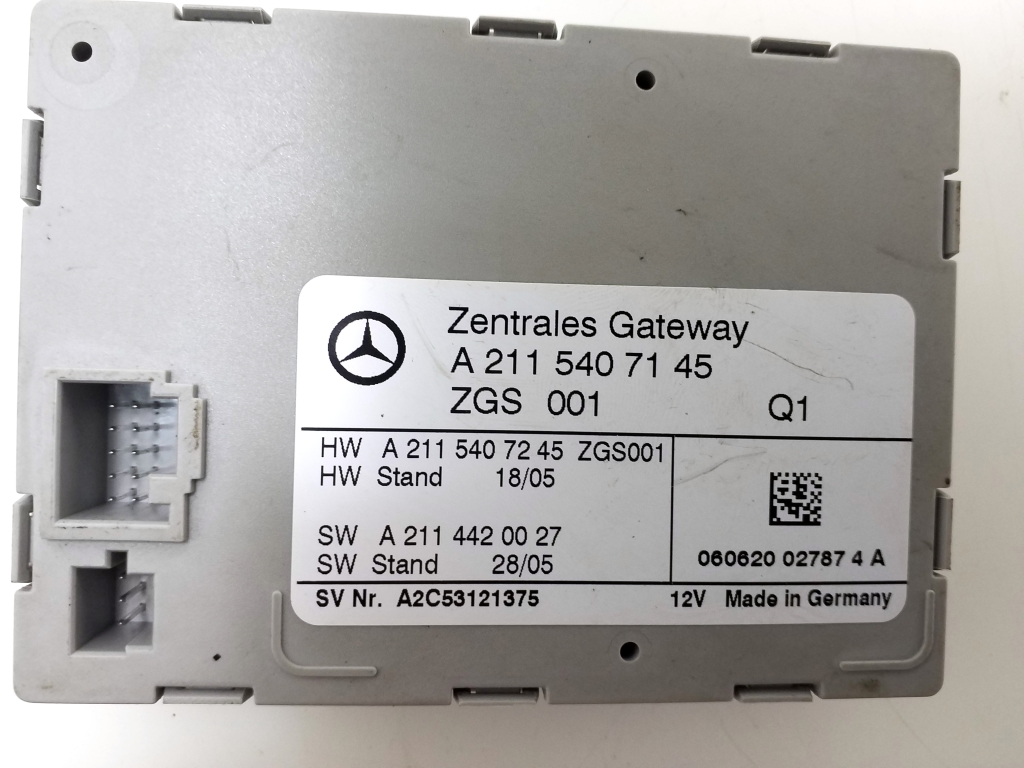 MERCEDES-BENZ SLK-Class R171 (2004-2011) Relays A2115407245, A2115408245 20986221