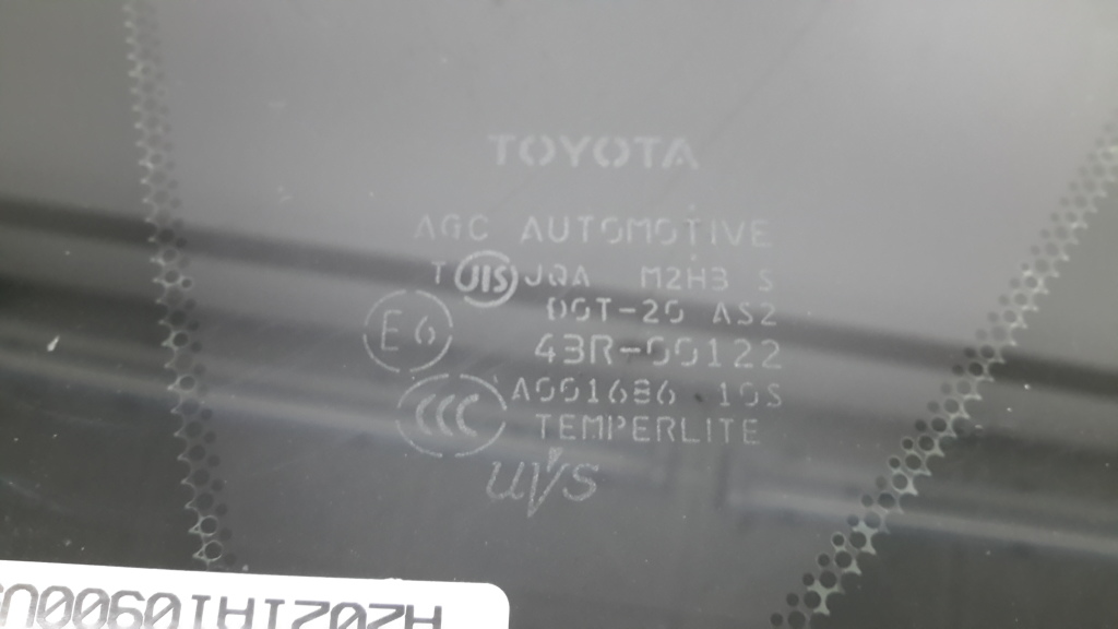 TOYOTA RAV4 3 generation (XA30) (2005-2012) Стекло левого заднего бока 6272042300 20973622