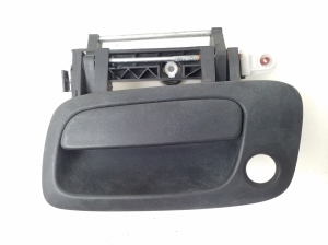 Front door external opening handle and its details
