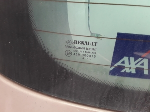 RENAULT Modus (2004–2012) Trunk lid 7751475523 - 2