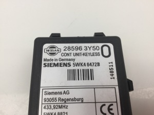 NISSAN X-Trail T30 (2001–2007) Central locking control unit 285963Y50 - 3