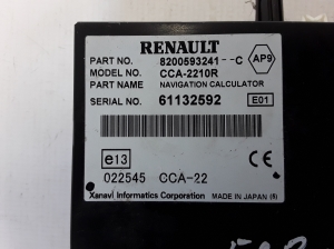 RENAULT Espace IV (2002–2014) GPS control unit 8200593241 - 2