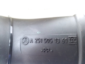 Mercedes Benz R-Class 251 (2006–2017) Õhu sisselaske voolik A2515051361 - 2