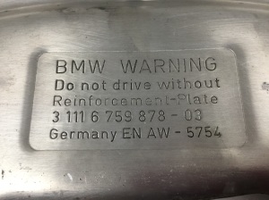 BMW 5 SERIES E60 (2003–2010) Front underbody protection 3111675987803 - 3