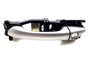 Front door external opening handle and its details