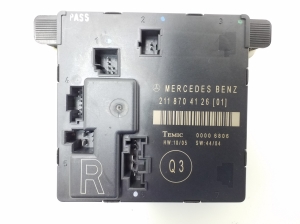  Rear side door control unit 