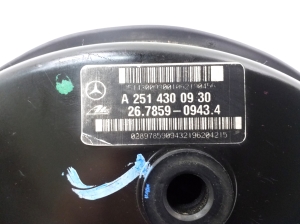 Mercedes Benz R-Class 251 (2006–2017) Piduri vaakumpõis ja selle osad - 4