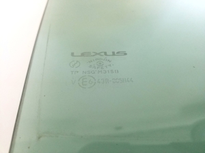 LEXUS IS (2005–2013) Aizmugurējo sānu durvju stikls 6811353140 - 2