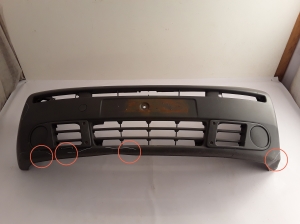 Opel Vivaro A (2001–2014) Front bumper 8200011389 - 2