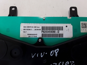 Opel Vivaro A (2001–2014) Instrument cluster 8200459068 - 2