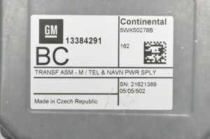 Opel Antara (2006–2017) GPS control unit 13384291 - 2