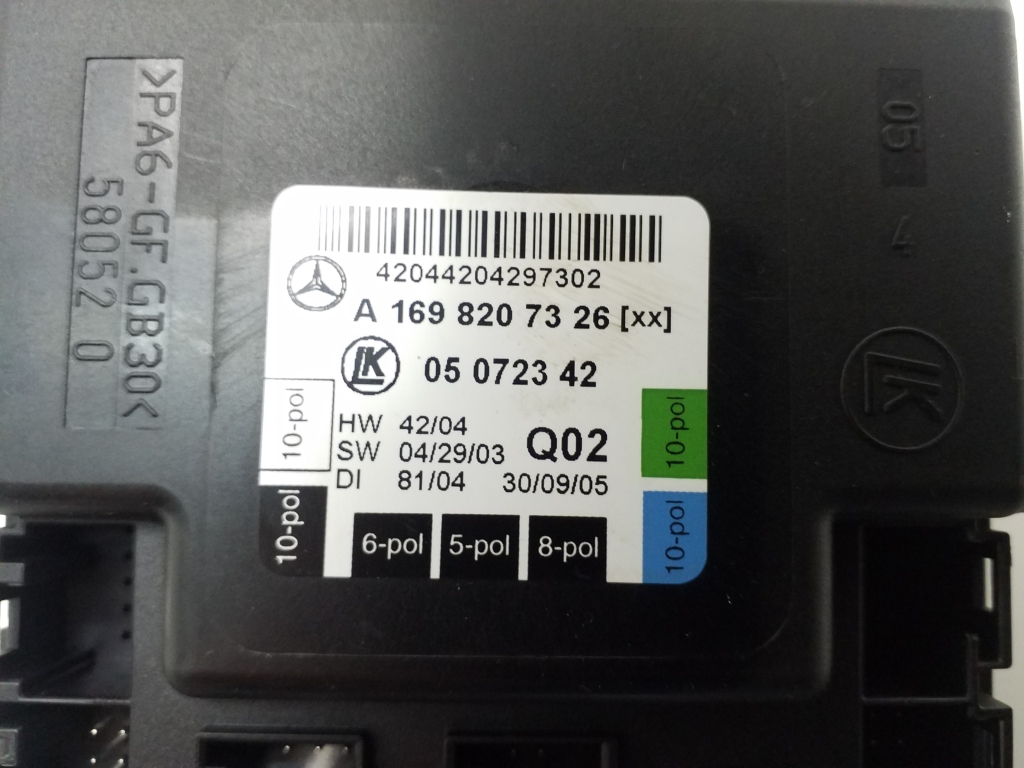 MERCEDES-BENZ B-Class W245 (2005-2011) Front Left Door Control Unit A1698207326 20988541