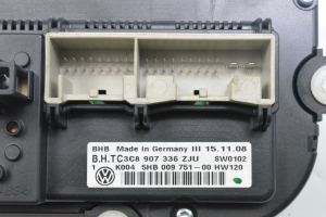 Volkswagen Golf VI (2008–2013) Heater control panel 3C8907336ZJU - 4
