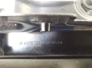Mercedes Benz CL-Class 215 (1999–2006) Front door top hinge A2157200237 - 4