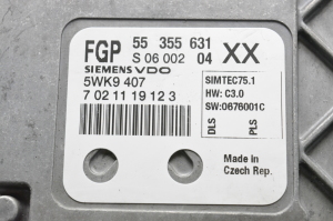Opel Vectra C (2002–2008) Engine control unit 55355631 - 3