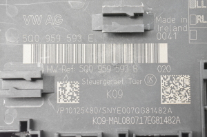 Volkswagen Golf VII (2012–2026) Priekšējo durvju vadības bloks 5Q0959593E - 4