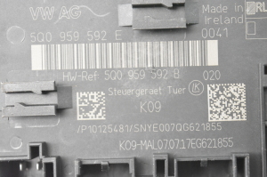 Volkswagen Golf VII (2012–2026) Türsteuergerät vorn 5Q0959592E - 4