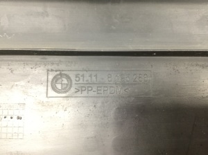 BMW 3 SERIES E46 (1998–2007) Front bumper license plate holder 8195288 - 2