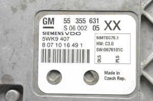 Opel Vectra C (2002–2008) Engine control unit 55355631 - 4