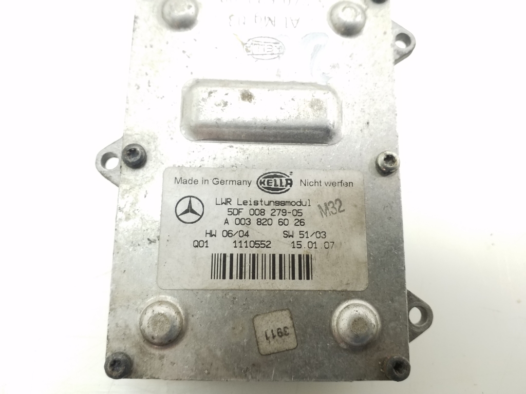 Used Mercedes Benz EClass Control unit for xenon headlights A0038206026