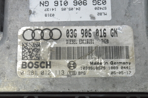 AUDI A4 B7 (2004–2008) Engine control unit 03G906016GN - 2