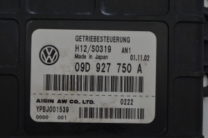 Volkswagen Touareg I (2002–2010) Getriebesteuergerät 09D927750A - 4