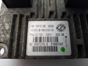 FIAT Punto (2005–2018) Calculateur moteur BC0097274B - 2