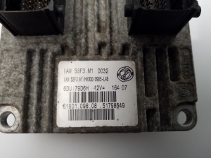 FIAT Grande Punto (2005–2026) Motorsteuergerät 6160109808 - 2
