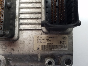 Opel Corsa C (2000–2006) Motorsteuergerät 55350551 - 3
