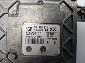 Opel Vectra C (2002–2008) Engine control unit 55355631 - 2
