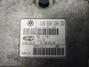 Volkswagen Polo IV (2001–2009) Motorsteuergerät 036906034DD - 4
