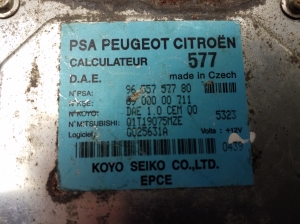 Citroen C2 (2003–2009) Power steering pump module 9655757780 - 2