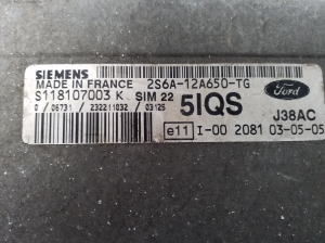 Ford Fusion (2002–2005) Engine control unit 2S6A12A650TG - 4