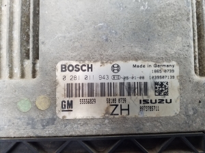 Opel Astra H (2004–2010) Motorsteuergerät 55556829 - 3