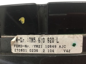 Ford Galaxy (1995–2006) Kombiinstrument 7M5920920L