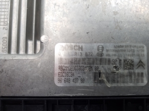 Peugeot 308 (2007–2015) Engine control unit 9664843780 - 2