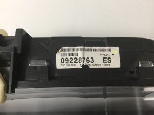 Opel Zafira A (1999–2005) Instrument cluster 09228763 - 3