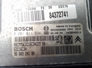 Peugeot 307 I (2000–2009) Engine control unit 9660324180 - 4