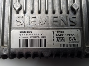 Peugeot 307 I (2000–2009) Ātrumkārbas vadības bloks 9649117280 - 4