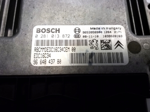 Peugeot 308 (2007–2015) Motorsteuergerät 9664843780 - 2