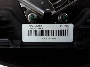 Opel Vivaro A (2001–2014) Stūres drošības spilvens 8200136332 - 3