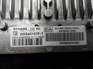 Peugeot 407 (2004–2010) Engine control unit 9655041480 - 2