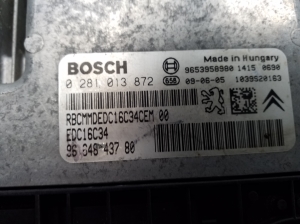 Peugeot 308 (2007–2015) Motorsteuergerät 9664843780 - 2